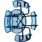 Global Industrial Round Kids Picnic Table, Blue, Expanded Metal, 46 in L, 24-1/2 in H Overall 277150KBL - alternate 4